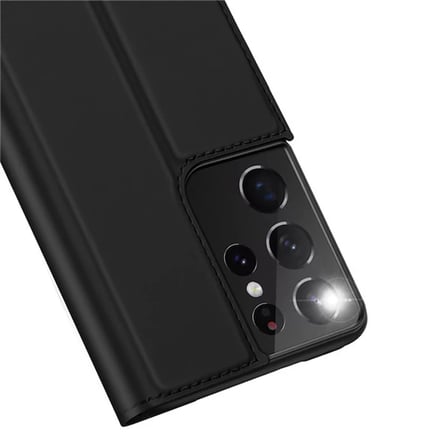 Dux Ducis SM Galaxy S21 Ultra Kılıf Flip Cover Kılıf SkinPro Series-(5775)