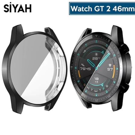 Ally Huawei Watch GT2 46mm 360 Koruma Ultra İnce Silikon Kılıf-(5775)
