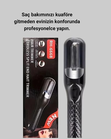 Profesyonel RH-6668 Şarjlı Elektrikli Saç Kesme ve Düzeltici Makine