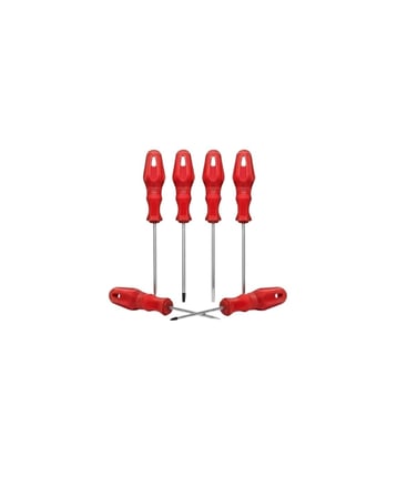 Düz ve Yıldız Başlıklı 7li Tornavida Seti Ergonomik Tutma