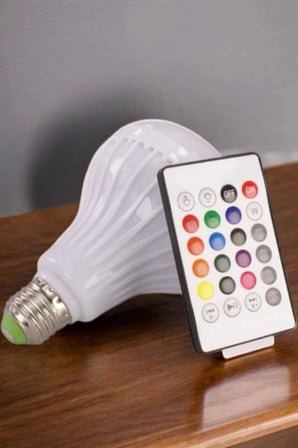 Kablosuz Bluetooth Hoparlör Led Lamba