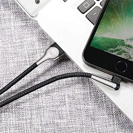 Baseus Mvp İPhone İçin Mobil Oyuncu Usb Şarj Kablosu 1 Metre-(5775)