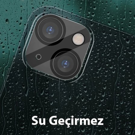 ALLY İPhone 13-13 Mini 3D Full Tempered Glass Cam Kamera Koruyucu-(5775)
