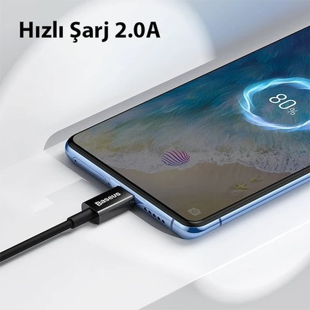 Baseus Superior Series USB to Mikro Hızlı Şarj ve Data Kablosu 2A 1m-(5775)