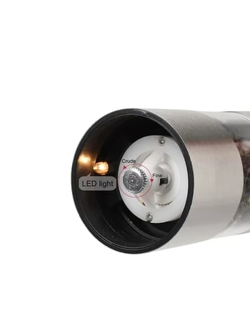 Elektrikli Baharat Öğütme Cihazı Ergonomik Şeffaf Gövde Yeni Nesil