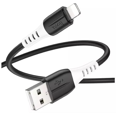 HOCO X82 iPhone Lightning to USB 2.4A Silikon Data ve Şarj Kablosu-(5775)