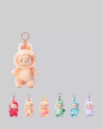 Dekoratif Yumuşak Labubu Peluş Figür – Koleksiyonluk ve Çocuklara Uygun Hediye 20 cm