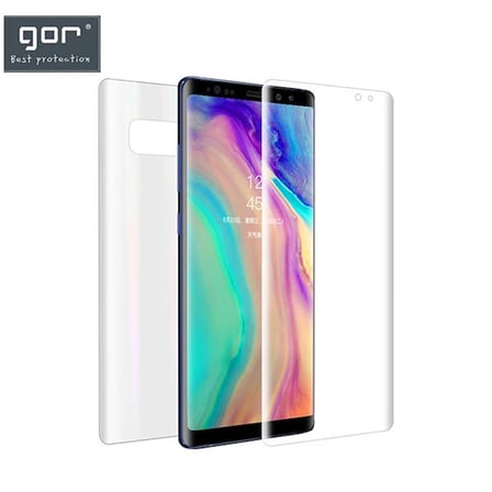 Gor Sm Galaxy S10 3d Kavisli Darbe Emici Full Ekran Koruyucu 2 Adet Set-(5775) — Renk: Şeffaf 2