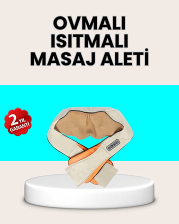 Ev Tipi Ovmalı Isıtmalı Boyun Omuz Bel Masaj Aleti Kolay Kullanım