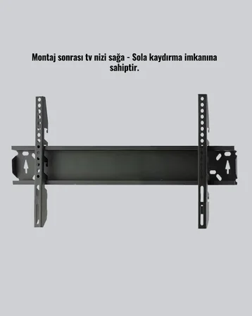 32-65 İnç LCD LED TV Askı Aparatı 75 kg Taşıma Güçlendirilmiş Çelik