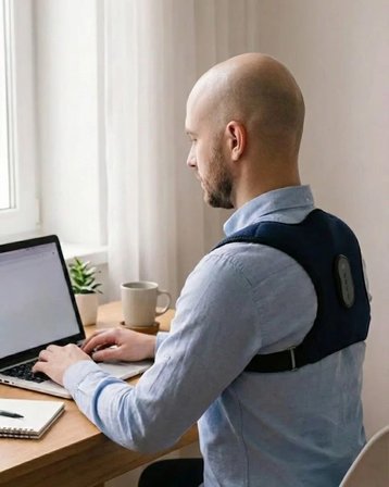 Akıllı Postür Düzeltici Masaj Kemeri Medikal Destekli