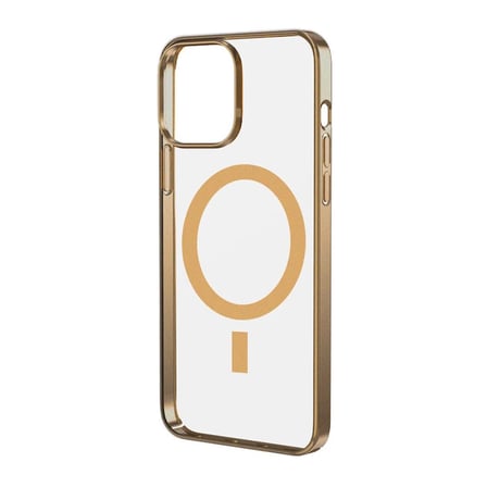 Ally iPhone 12 - 12 Pro 6.1inç Magsafe Uyumlu Renkli Kenar Silikon Kılıf-(5775)