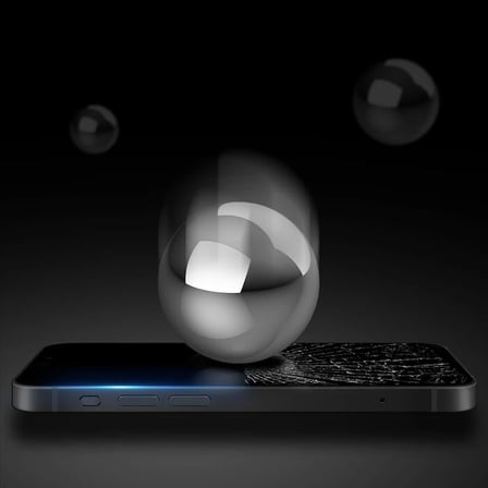 Dux Ducis iPhone 15 Pro Full Kaplama Tempered Cam Ekran Koruyucu-(5775) — Renk: Siyah
