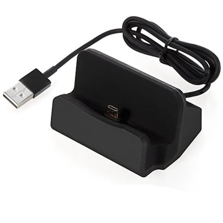 Android Micro Usb Şarj 2in1 Standlı Usb Dock-(5775)