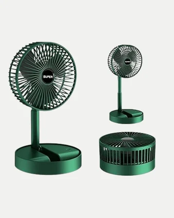 Taşınabilir Katlanabilir Mini Fan 3 Kademeli Şarj Edilebilir