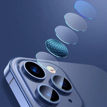 Baseus iPhone 12 Pro 6.1-Pro max 6.7 Tempered Kamera Lens Koruma Camı 2Set-(5775) — Renk: Şeffaf 2