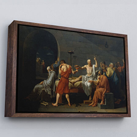 Altın Çerçeveli Son Akşam Yemeği Leonardo Da Vinci Kanvas Tablo
