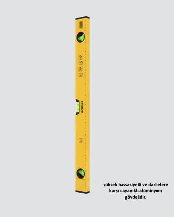 Kapı Dayanıklı Plastik Gövdeli 600 mm Su Terazisi