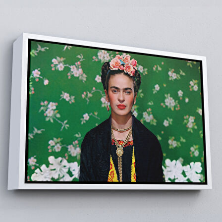 Beyaz Çerçeveli Ünlü Ressam Kanvas Tablo