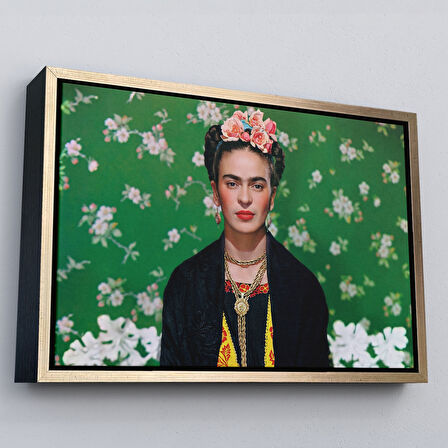 Beyaz Çerçeveli Ünlü Ressam Kanvas Tablo