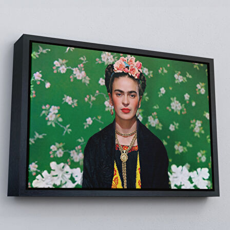 Beyaz Çerçeveli Ünlü Ressam Kanvas Tablo