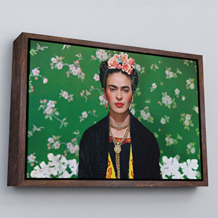 Siyah Çerçeveli Ünlü Ressam Kanvas Tablo