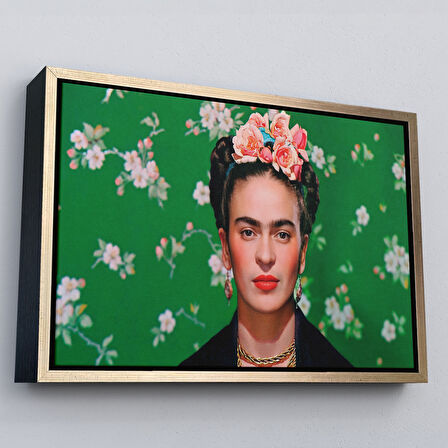 Kahverengi Çerçeveli Ünlü Ressam Kanvas Tablo