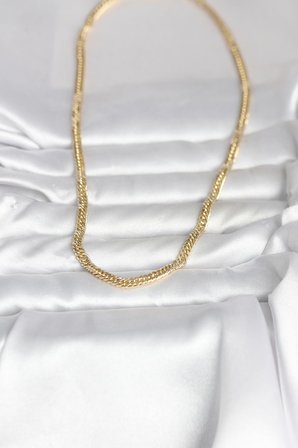 CM 14K Gold Renk Zincir Model 45 cm Kadın Kolye 5886