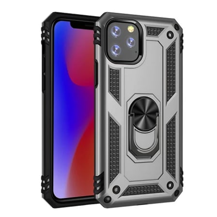 Ally iPhone 11 Pro 5.8 inch Yüzüklü Kılıf Armor Shockproof Ring kılıf-(5775)