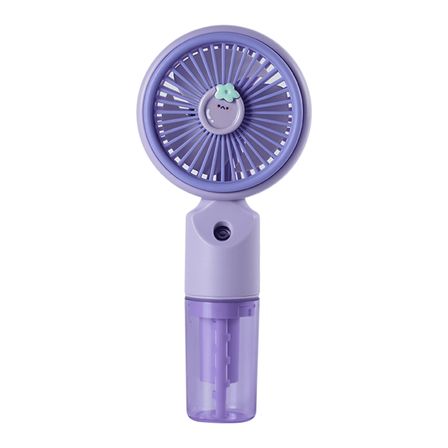 FENY FN-F50 MOR 3 Kademeli Hız Buharlı Ferahlık Elde Kullanım Dahili 800mAh Bataryalı Type-C Şarj Girişli Vantilatör(1923)