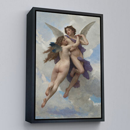 Siyah Çerçeveli William Adolphe Bouguereau tarafından 1890 Yılında Yapılmış Kanvas Tablo