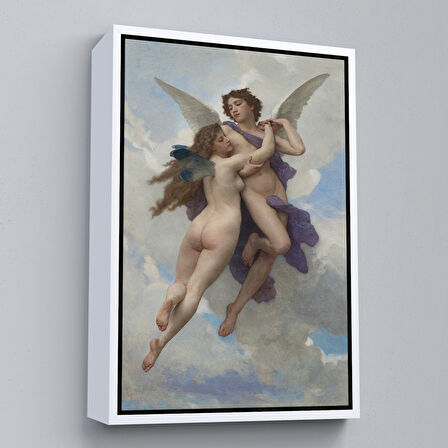 Siyah Çerçeveli William Adolphe Bouguereau tarafından 1890 Yılında Yapılmış Kanvas Tablo