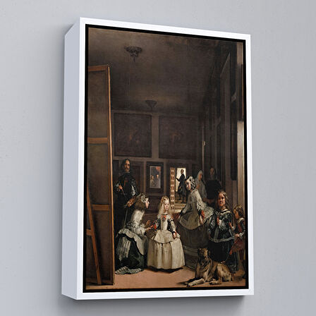 Altın Çerçeveli Las Meninas-Diego Velázquez Klasik Sanat Kanvas Tablo