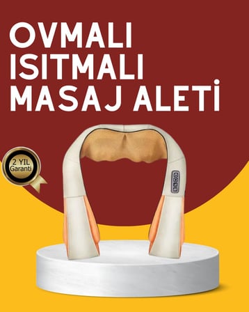 Kas Eklem Ağrılarına Ovmalı Isıtmalı Boyun Omuz Bel Masaj Aleti
