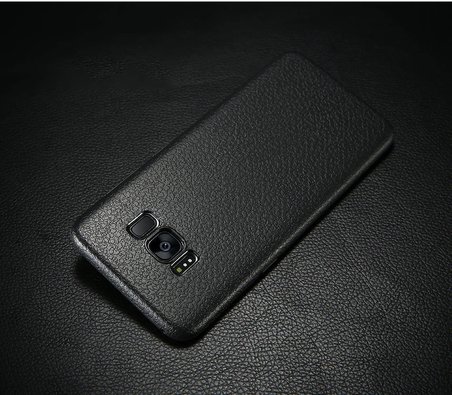 Ally SM Galaxy S8 Deri Dokulu Premium Soft Silikon Kılıf-(5775)