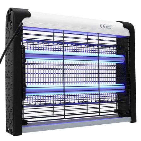 ASONIC AS-A28 Siyah 4W 2000V Masaüstü Zincir Askılı 2adet UV Mor Işıklı Siyah Kasa Sinek Öldürücü(1923)