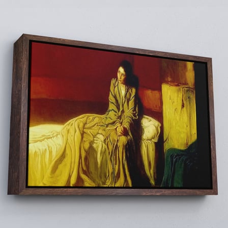 Kahverengi Çerçeveli Müjde Henry Ossawa Tanner Kanvas Tablo, Klasik Sanat