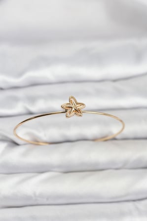 Yıldız Model Gold Renk Bileklik 5886