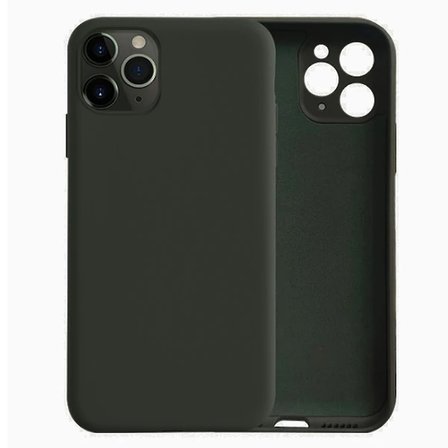 ALLY İPhone 11 Pro Kamera Korumalı Lansman Kılıf İçi Kadife Silikon Kılıf-(5775)