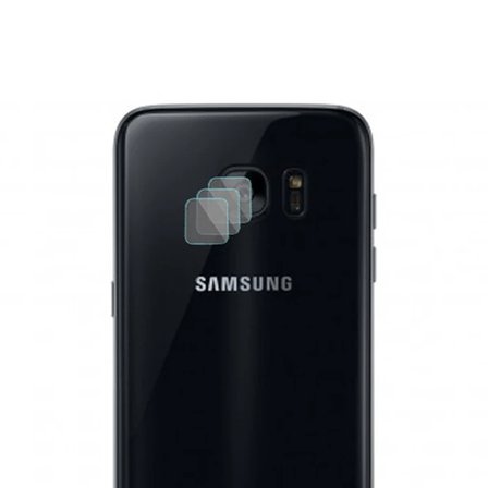 Gor Samsung Galaxy S7 Edge Nano Kamera Koruyucu 3 Adet Set-(5775)