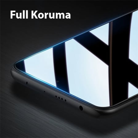 Dux Ducis Poco X5 Pro Full Kaplama Cam Ekran Koruyucu- 5775 Renk: Siyah