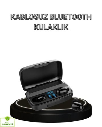 A10s Kablosuz Kulaklık  Çipli Uzun Pil Ömürlü Dokunmatik