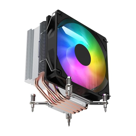 FSP NC3 ARGB 120mm CPU Kule Tipi Hava Soğutma Sessiz Çalışma Doğrudan Temas Tasarımlı 4 adet Bakır Isı Borusu (AMD AM4-AM5 ve INTEL Tüm işlemciler ile uyumlu)(1923)
