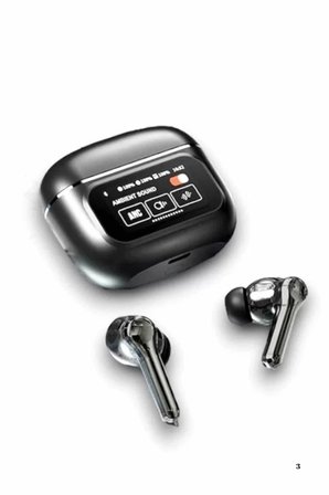 Yeni Nesil ANC Özellikli Çağrı Cevaplayan Dokunmatik Ekranlı Bluetooth Kulaklık Siyah Yeni Nesil