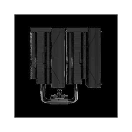 SAMA A60B Black 2x120mm MONO Fan Kule Tipi Hava Soğutma 6 adet Gelişmiş Siyah Kaplamalı Bakır Isı Borusu CPU Fan (AMD ve INTEL Tüm işlemciler ile uyumlu)(1923)