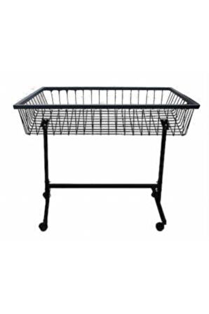 60x110 Cm Tekerlekli Havuz Sepet - Market, Mağaza, Teşhir, Vitrin, Promosyon Havuz Sepeti