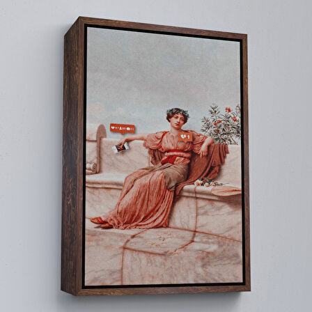 Altın Çerçeveli Günümüz İlişkileri Duvar Tablosu