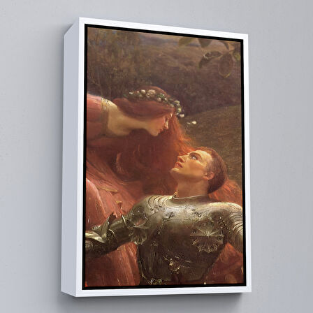 Siyah Çerçeveli Merhametsiz Kadın Duvar Tablosu