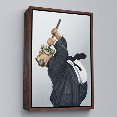 Beyaz Çerçeveli Günümüz Patronları, Sermaye Sahipleri Dekoratif Duvar Tablosu