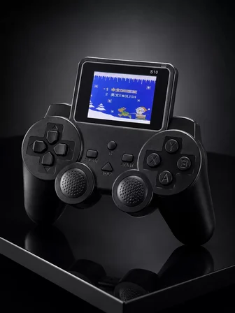 Şarjlı Retro Gamepad Oyun Konsolu 520 Oyunlu TV Çıkışlı El Konsolu